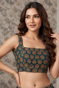 Fashion Flirt Ajrakh Print Blouse