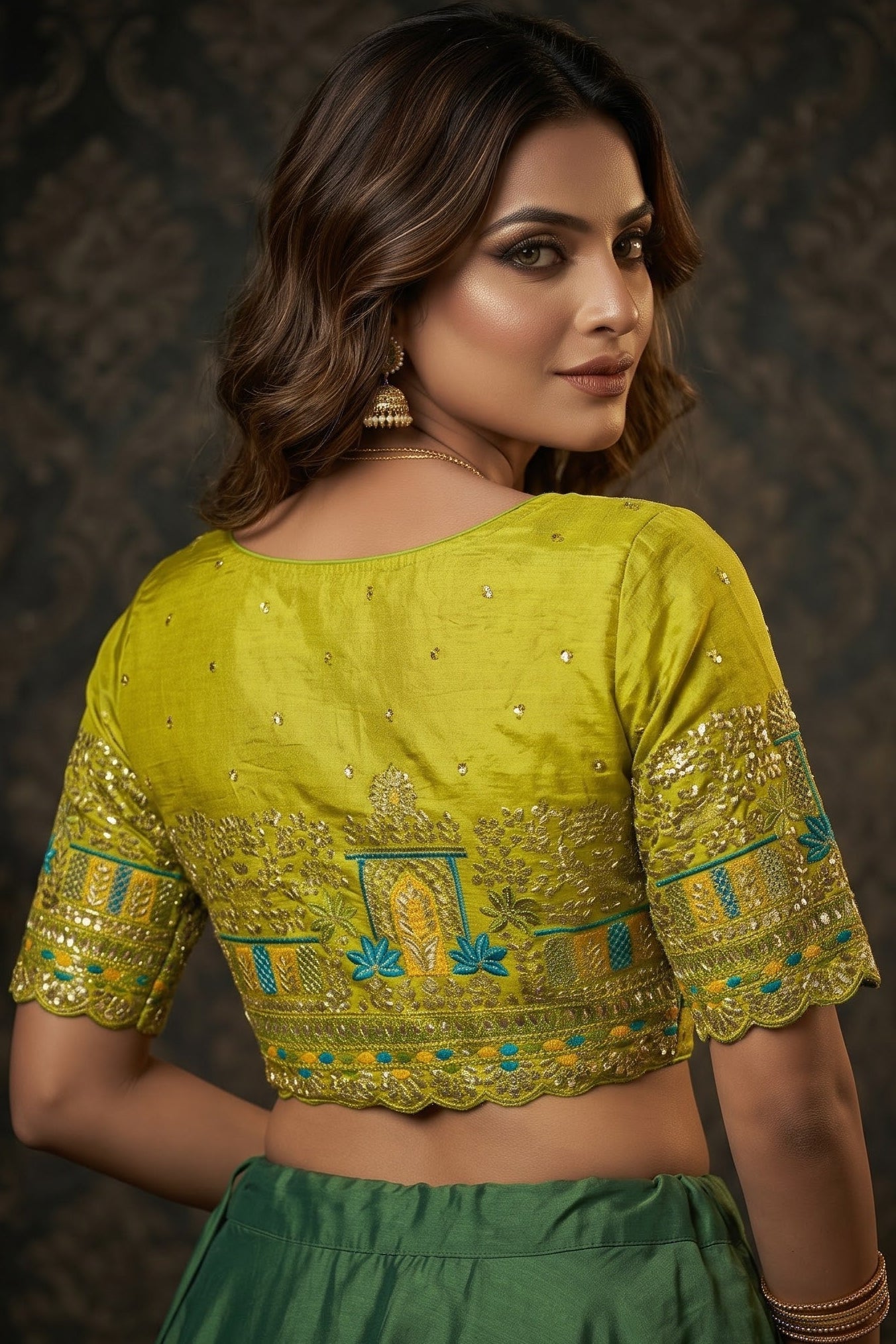 Beyond the Galaxy – Pitai Zari Designer Blouse