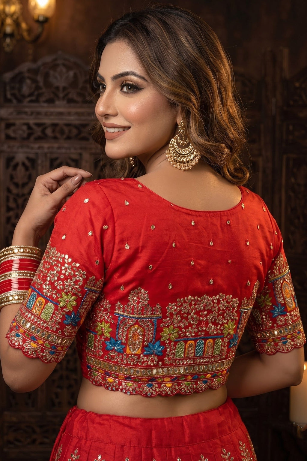 Beyond the Galaxy – Pitai Zari Designer Blouse