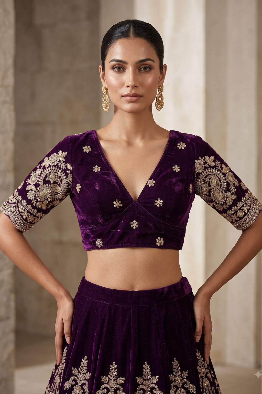 Queen Of The Evening  -Fendy Silk Blouse