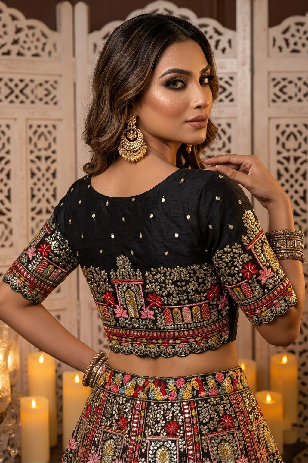 Beyond the Galaxy – Pitai Zari Designer Blouse