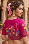 Gilded Garden Vichitra Silk Blouse