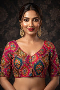 Dreams Become Design – Designer Zari & Sequins Crepe Blouse