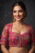 Own The Dream – Designer Zari & Sequins Crepe Blouse