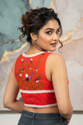 Magical Lace Work - Designer Blouse