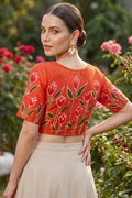 Tulip Charm Batik Blouse