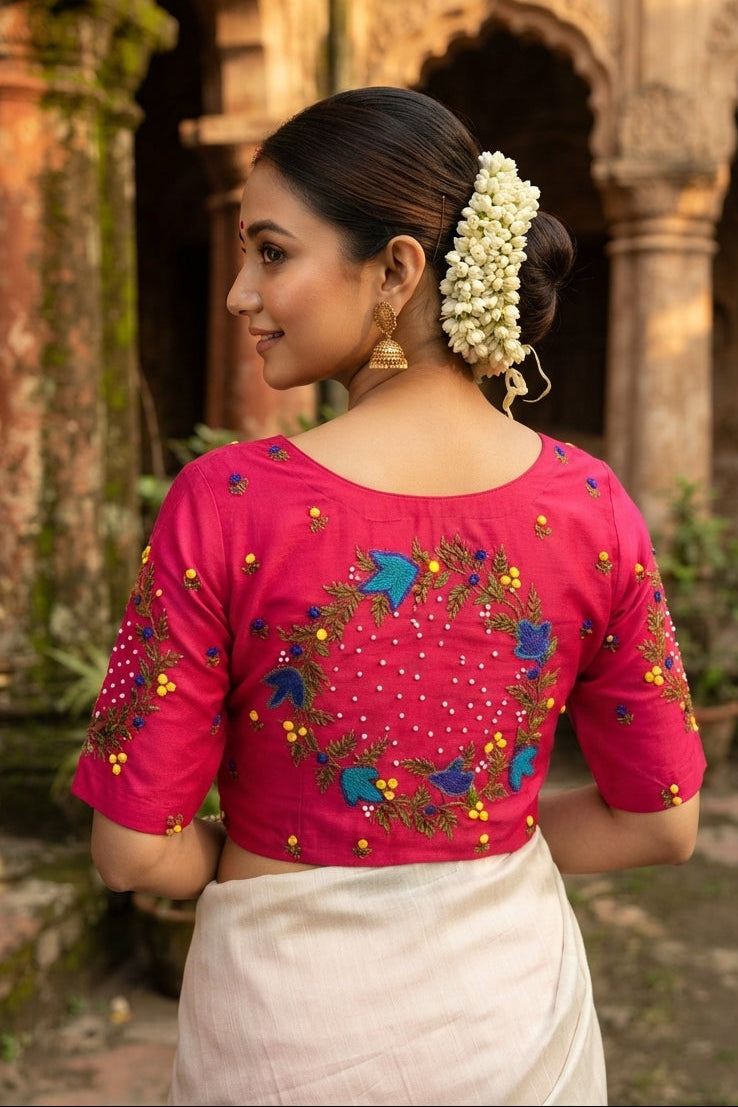 A Bloom To Remember Handwork Blouse