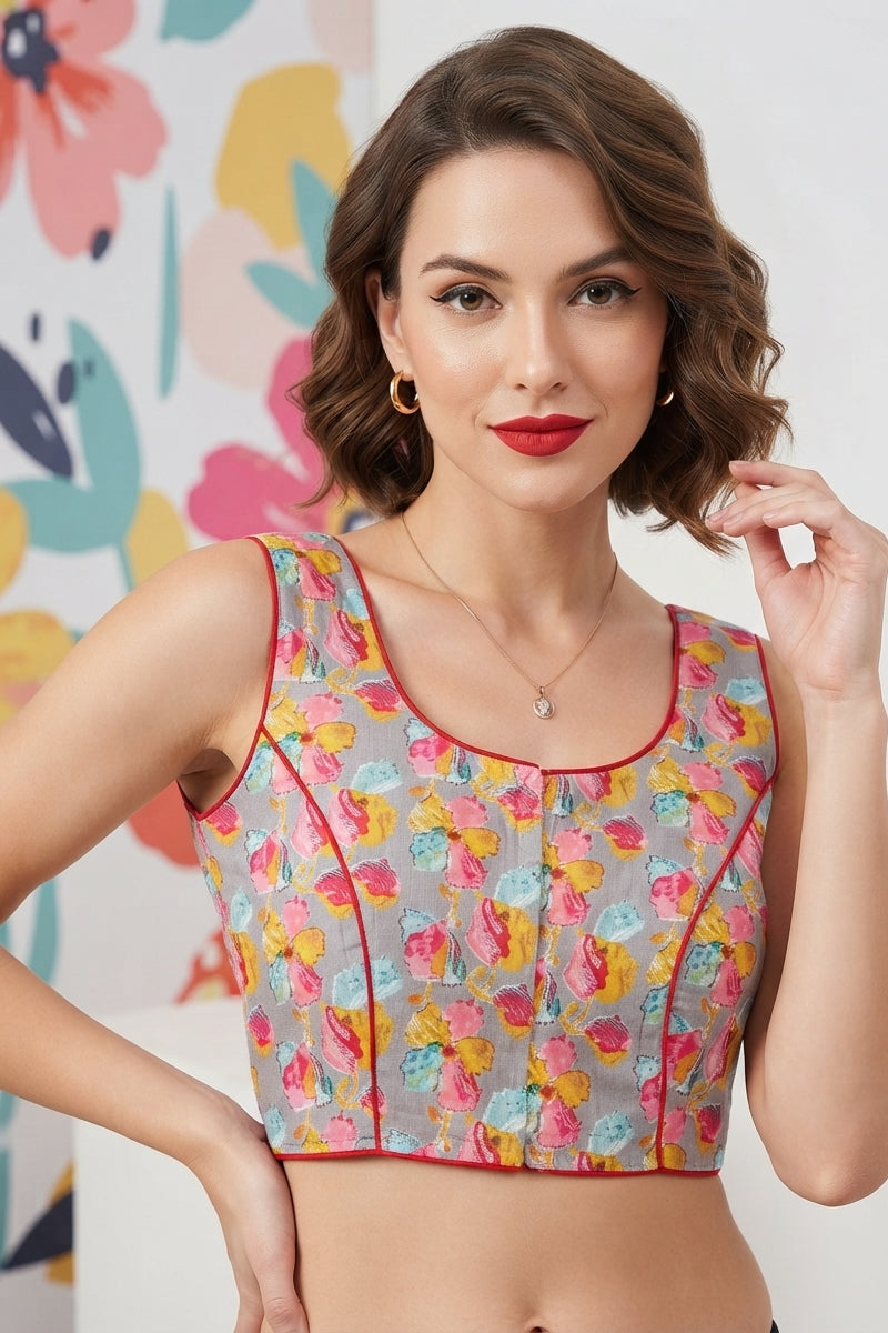 Style Syndicate Cotton Printed Blouse