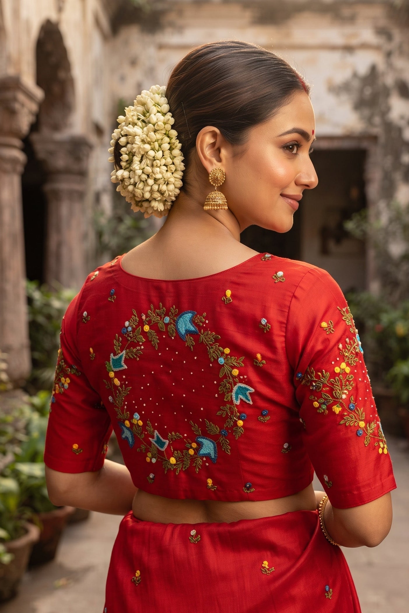 A Bloom To Remember Handwork Blouse