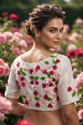 Petal Symphony - Designer 3D Blouse