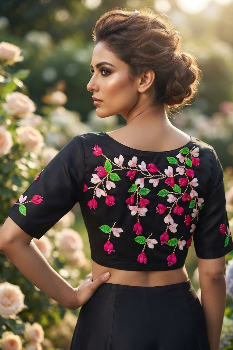 Petal Symphony - Designer 3D Blouse