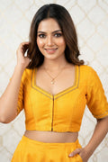 Infinite Glam Vichitra Silk Blouse