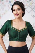 Infinite Glam Vichitra Silk Blouse