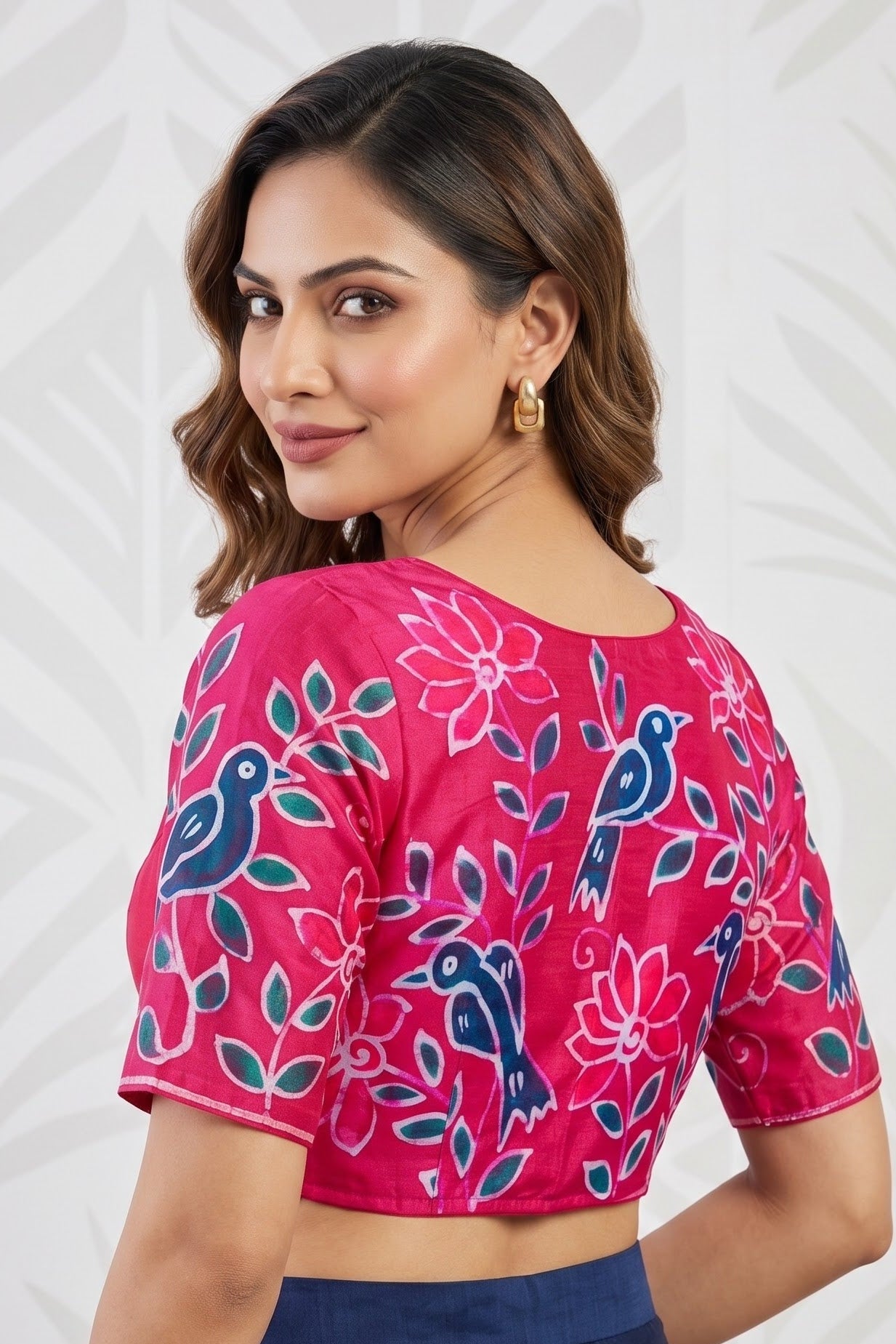Floral Daydream- Batik Designer Blouse