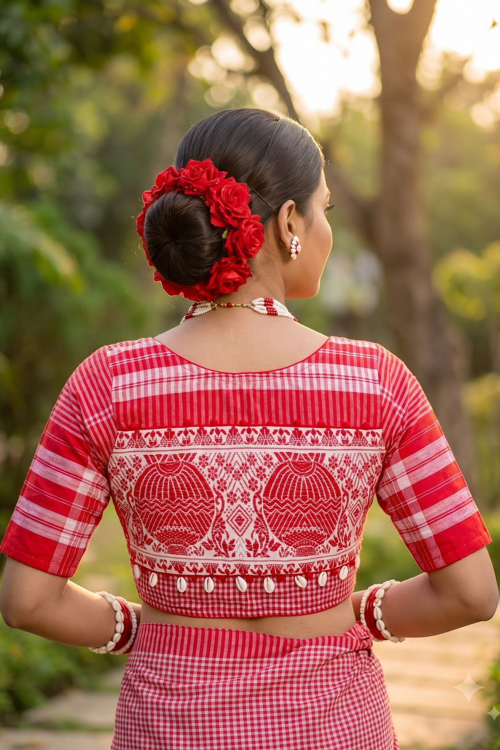 Assamese Style Fancy Designer Blouse