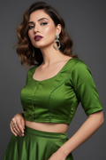 Single And Solid Color Fancy Designer Blouse
