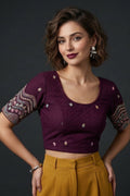 Bend the Trend-Stretchable Knitted Blouse