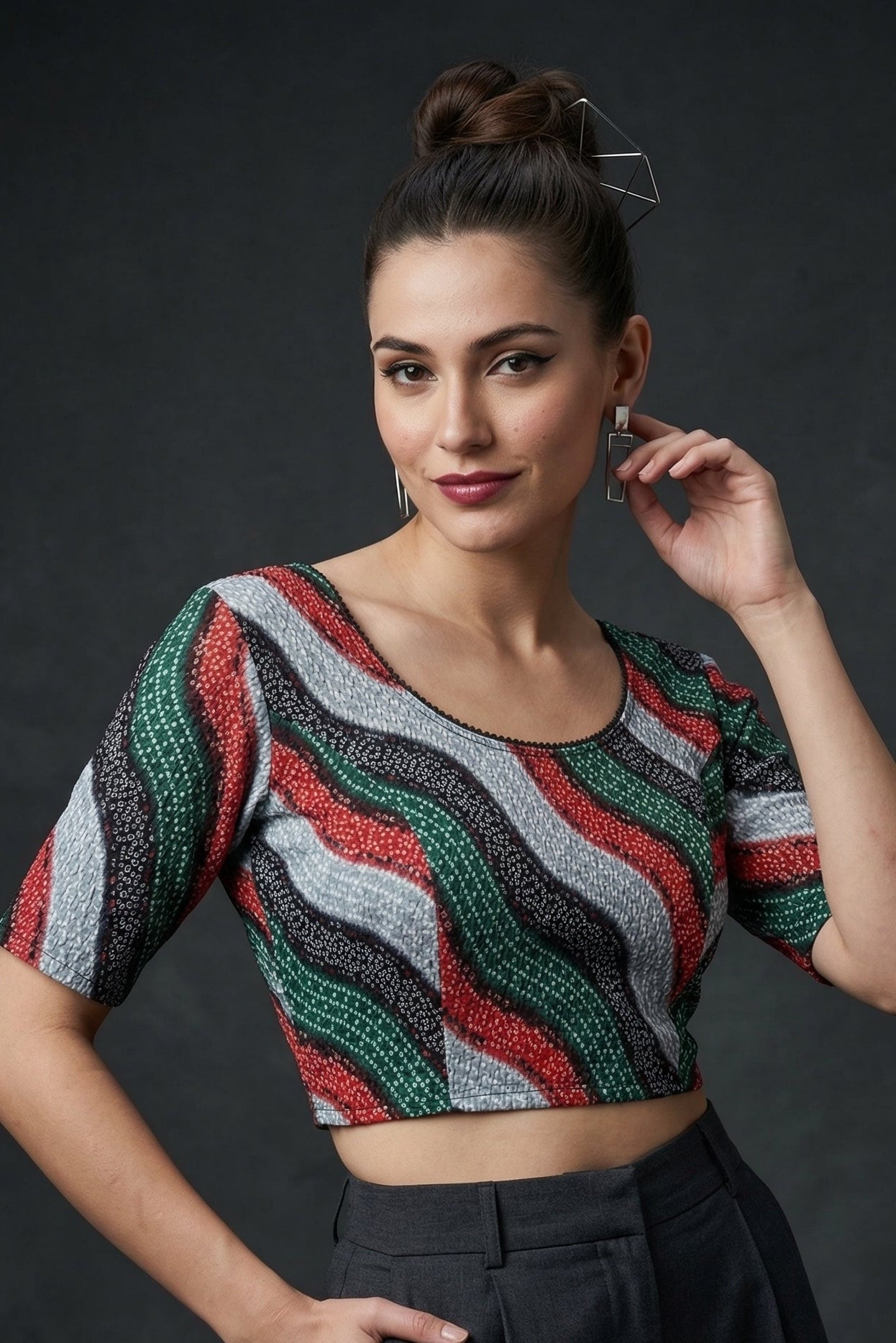 Eye candy Stretchable Knitted Blouse