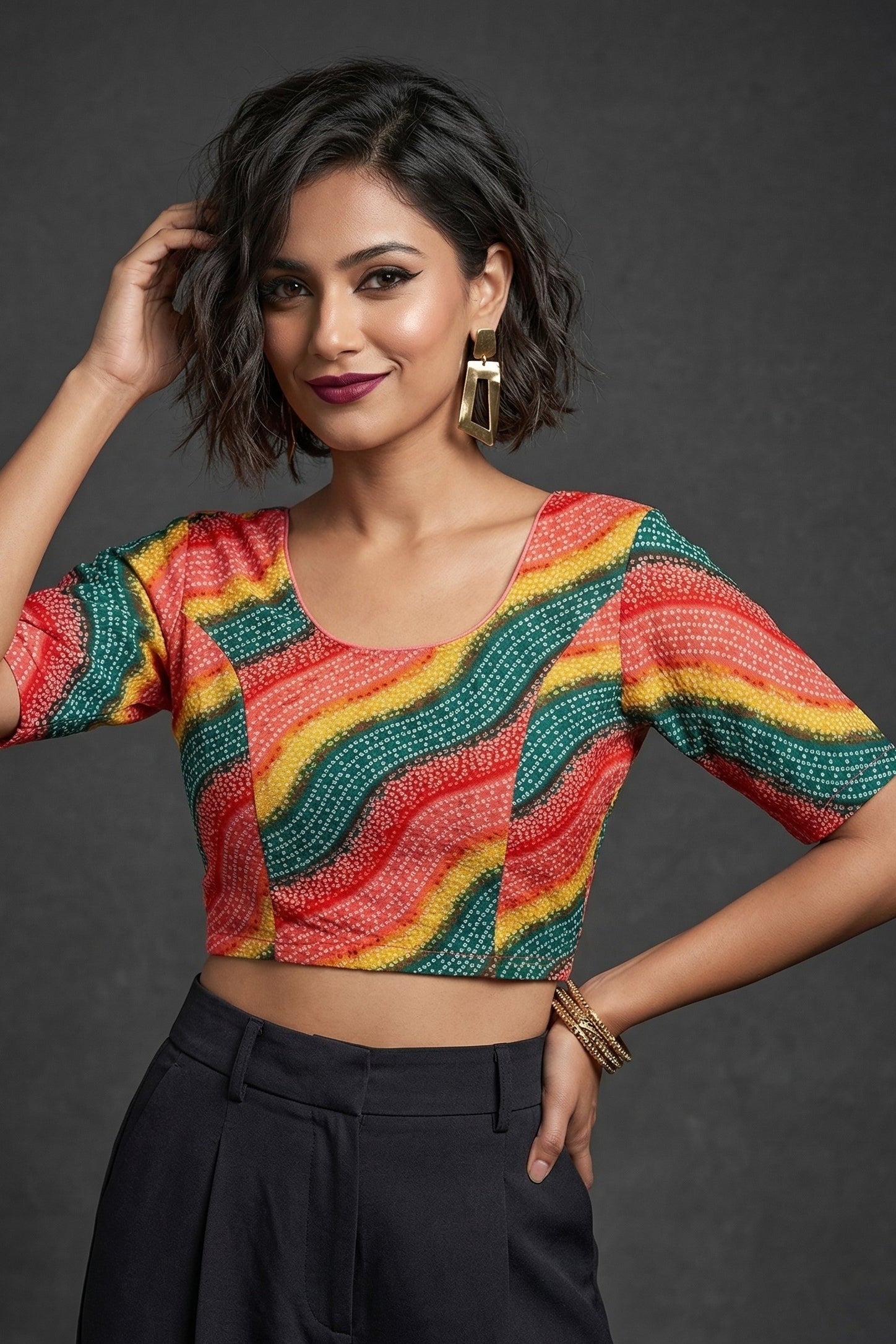 Eye candy Stretchable Knitted Blouse