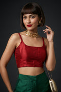 The Bonedi Baddie - Solid Fancy Designer Blouse