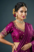 The Secret Leaf (Vichitra Silk Blouse)