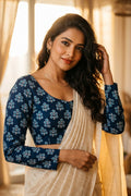 Printed Charm-Simple And Fancy Cotton Blouse