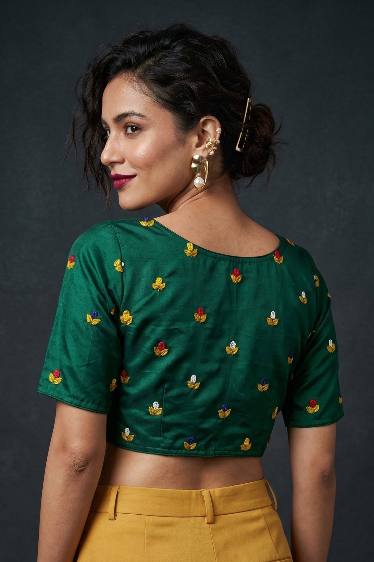 Vintage French Knot Blouse