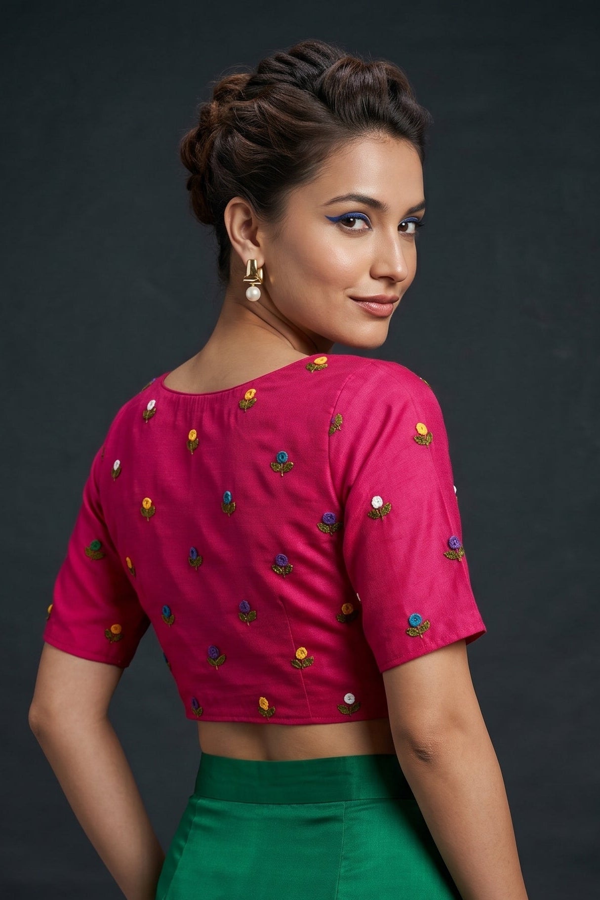 Vintage French Knot Blouse