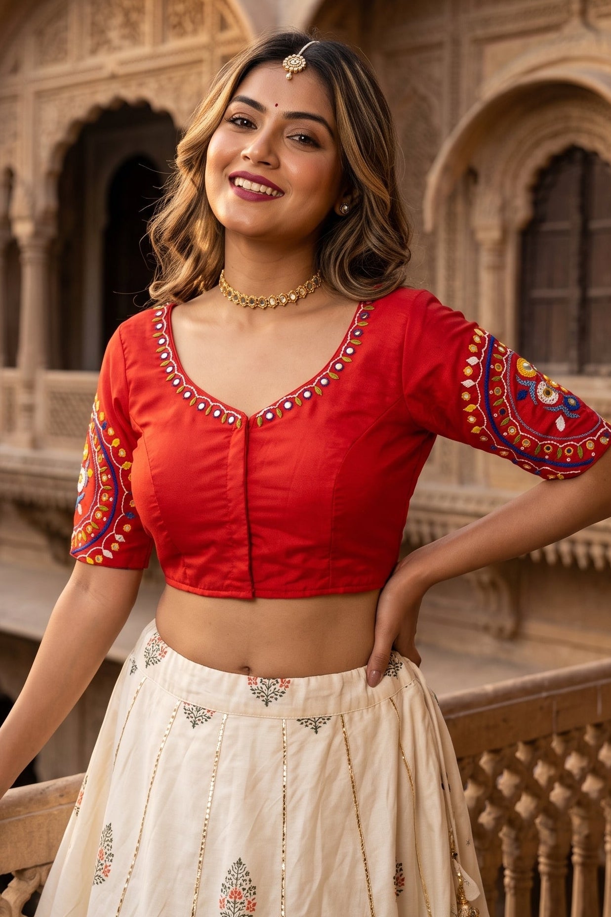 Mirror Mandala Blouse