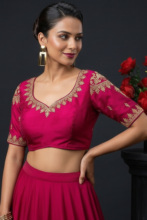 Look At The Mirror-Designer Blouse
