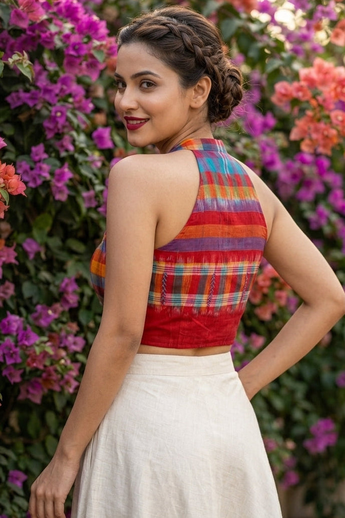 Rainbow Loom Gamcha Blouse
