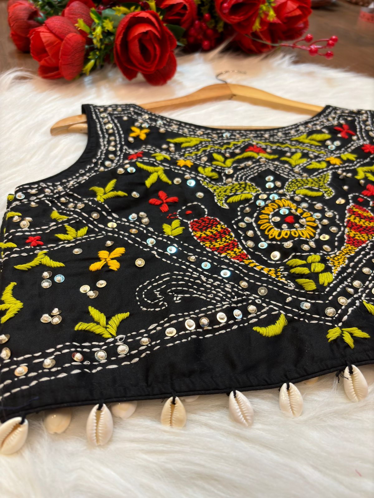 Kantha Raag Designer Blouse With Handwork