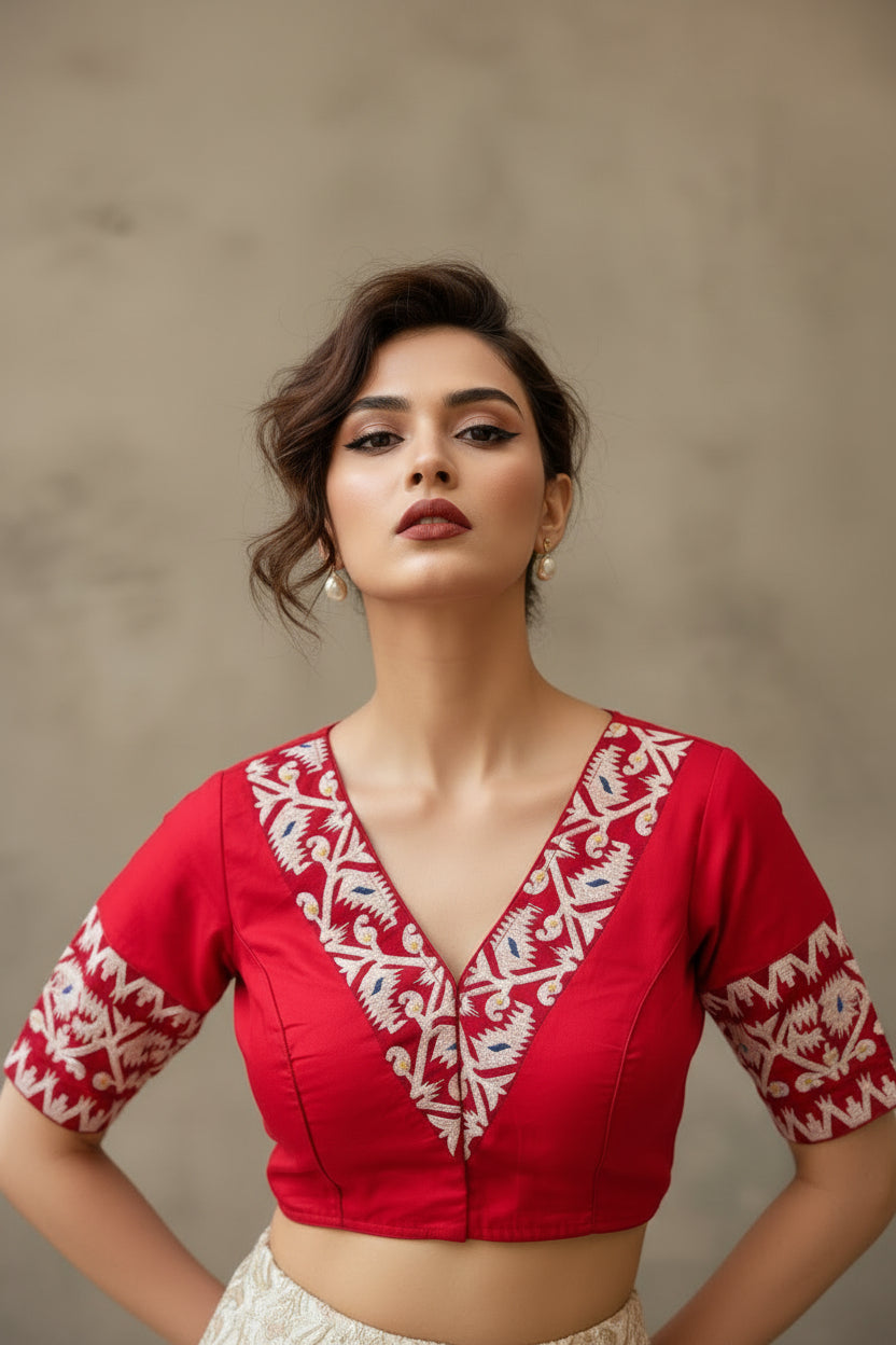 Sense Of Jamdani (Designer Blouse)
