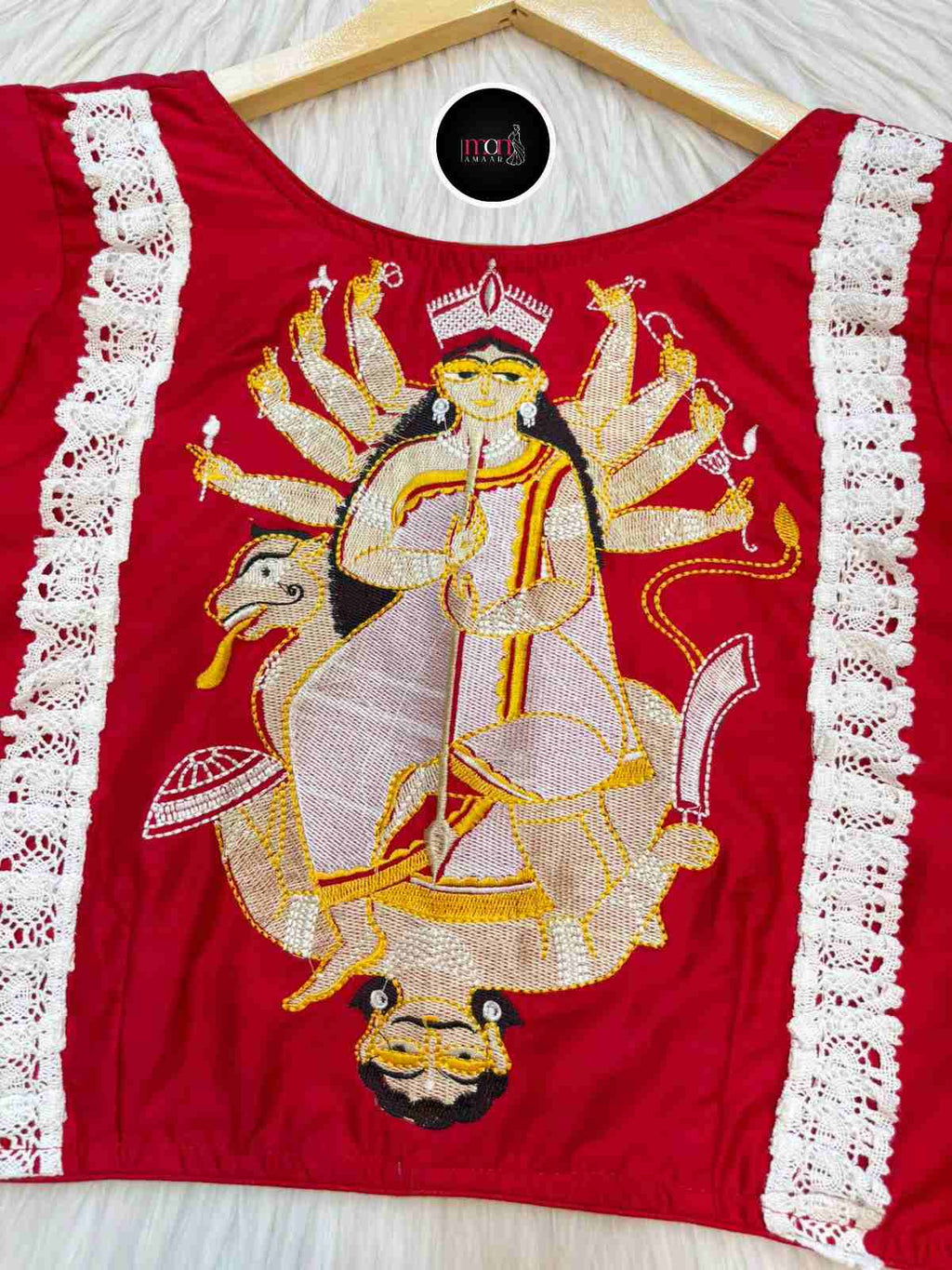 Dhunuchir Chhondo ( ধুনুচির ছন্দ)-Designer Blouse For Durga Puja