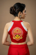 Pushpanjali Designer Blouse For Durga Puja