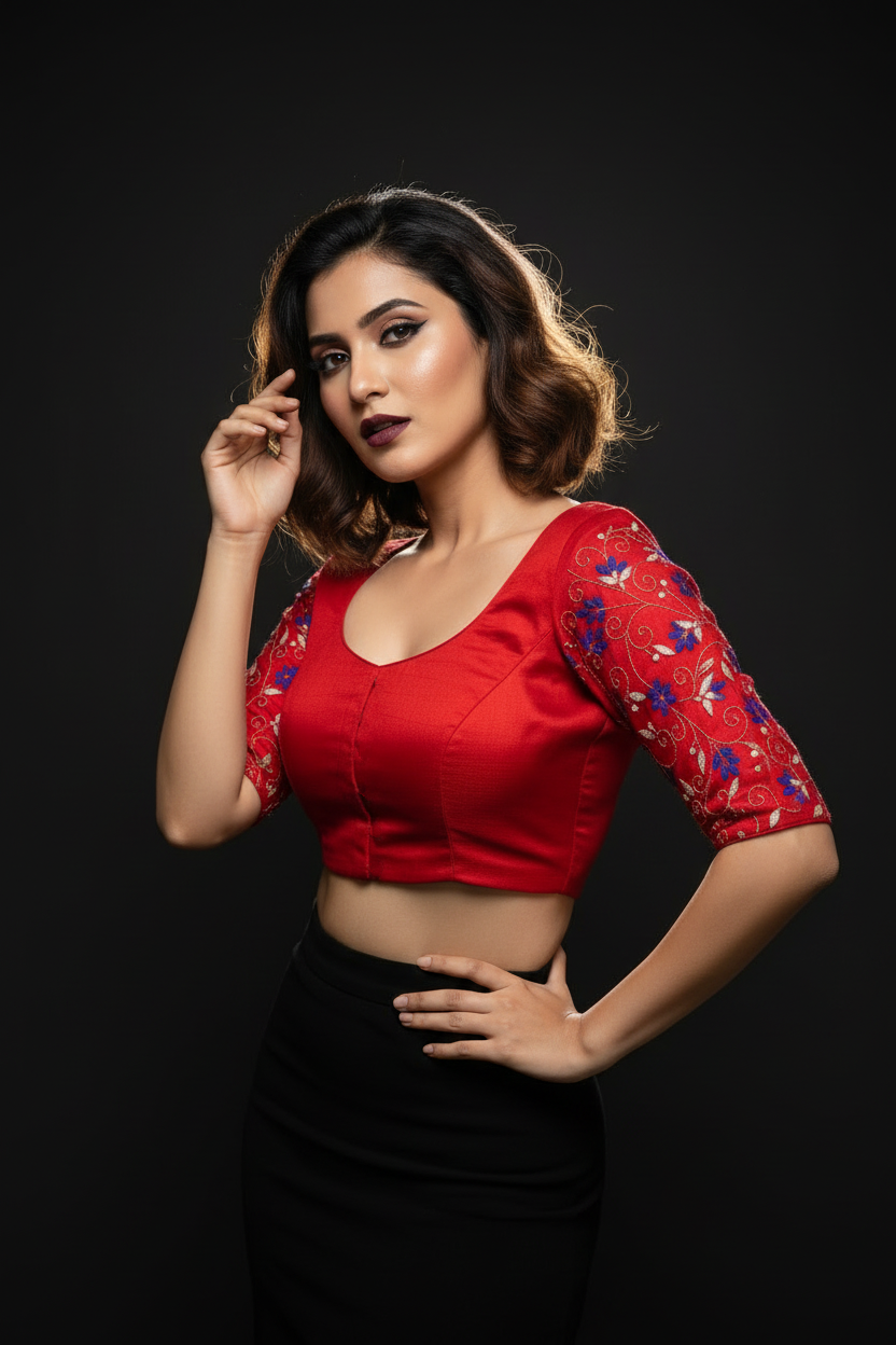 Param Sundari Cotton Blouse