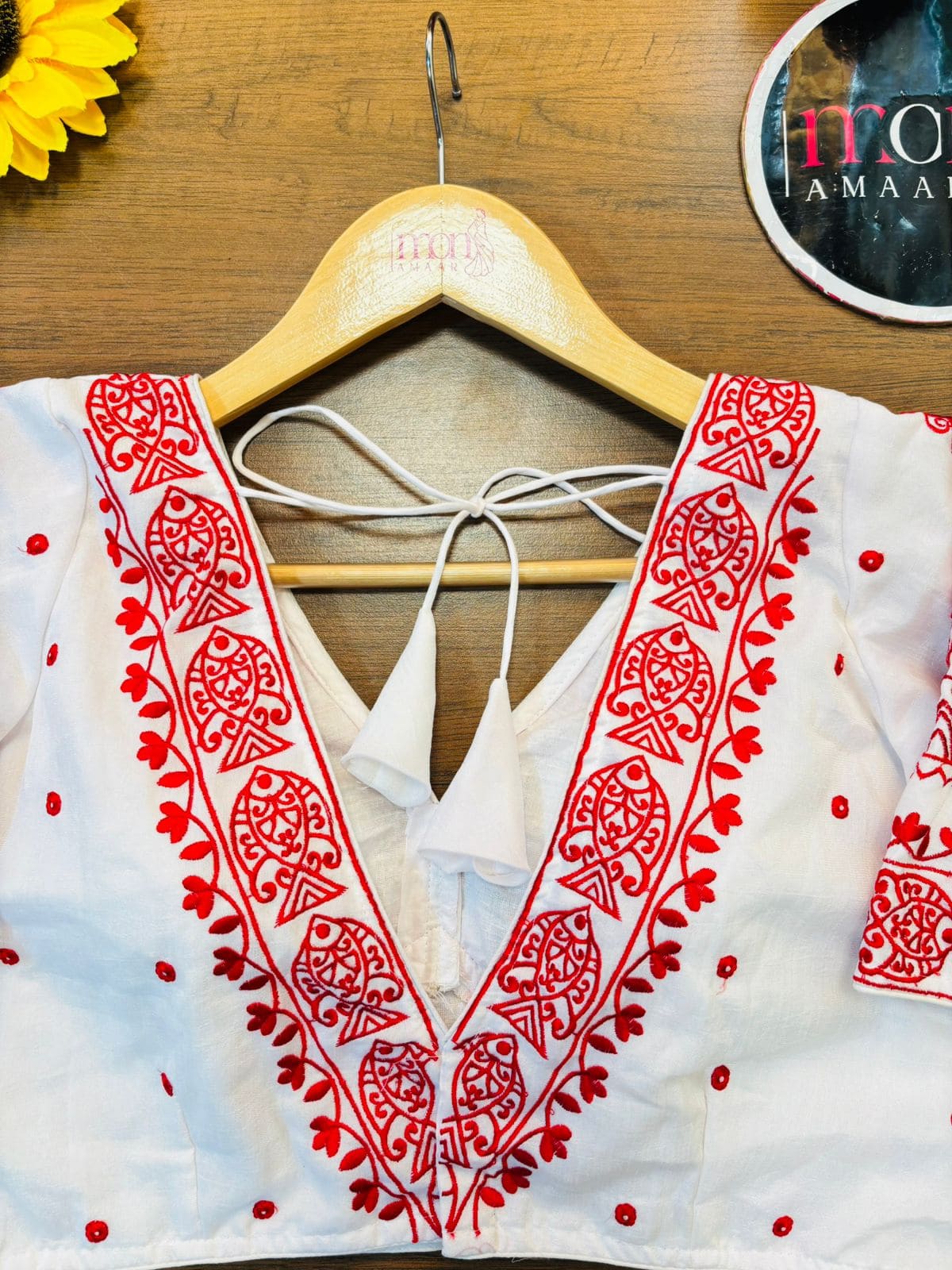 Queen of Water Vichitra Silk Blouse