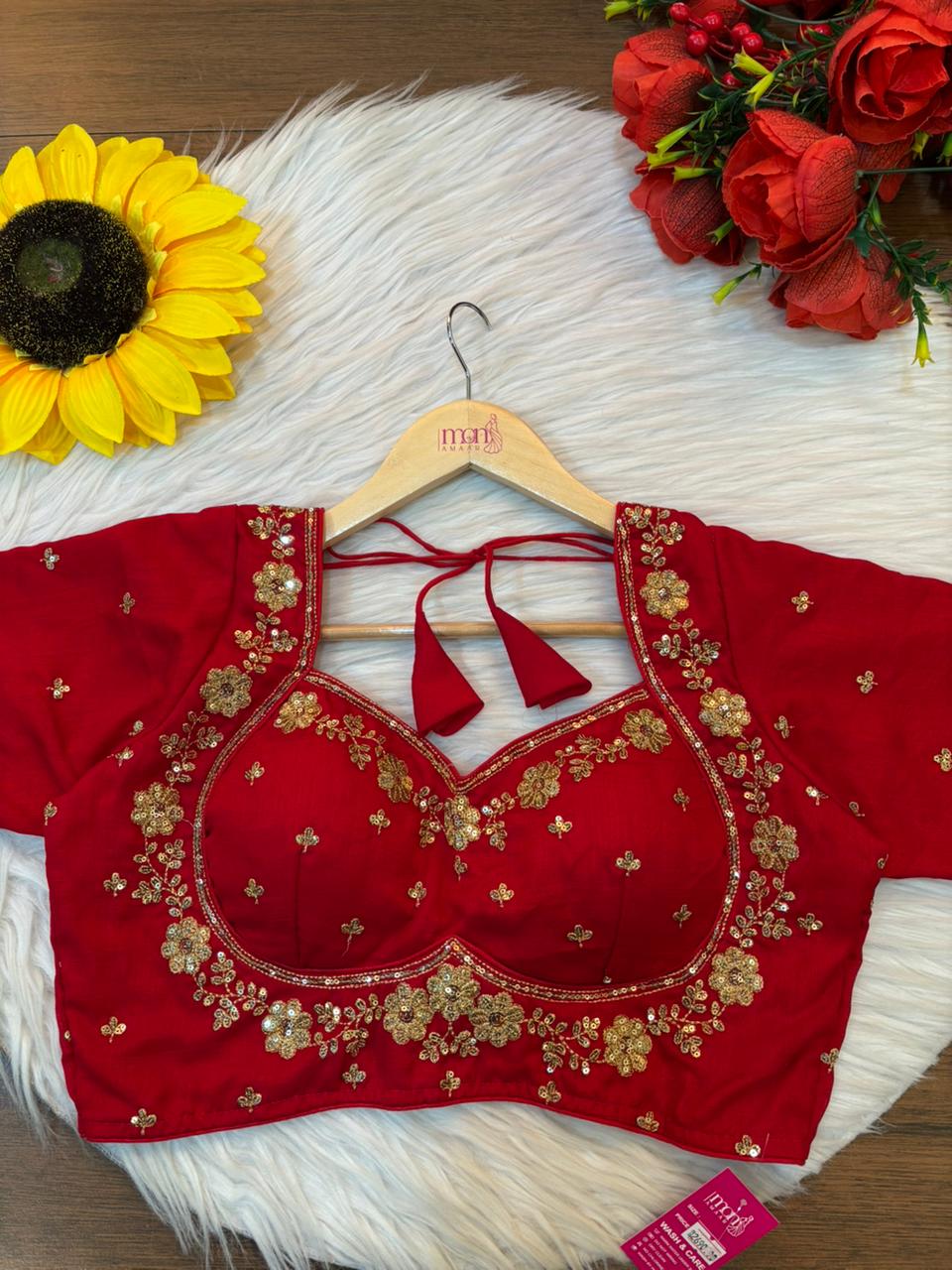 Jhalak-Zari Embroidered Blouse