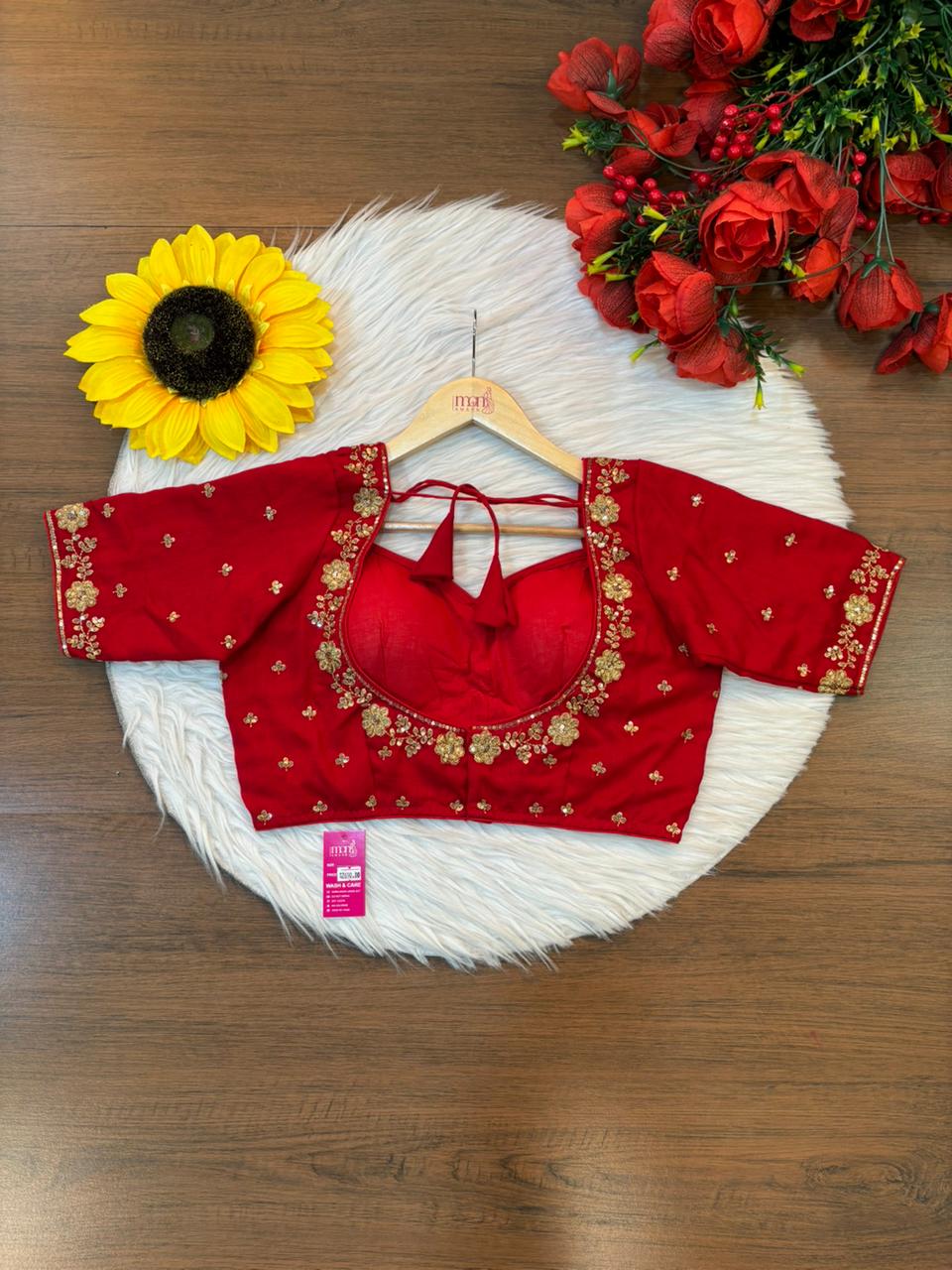 Jhalak-Zari Embroidered Blouse