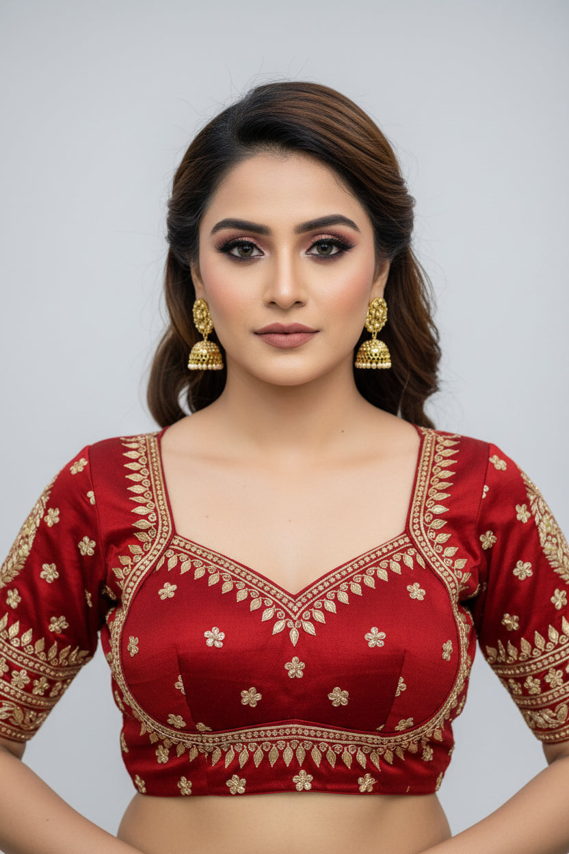 Madhubala Special Vichitra Silk Blouse