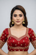 Madhubala Special Vichitra Silk Blouse