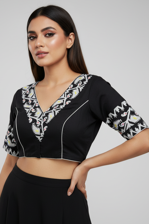 Sense Of Jamdani (Designer Blouse)