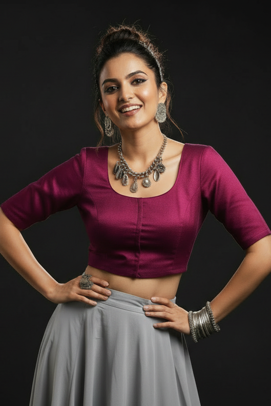 Warm Wishes Fancy Designer Blouse