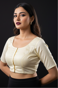 Single And Solid Color Fancy Designer Blouse