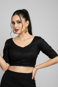 Single And Solid Color Fancy Designer Blouse