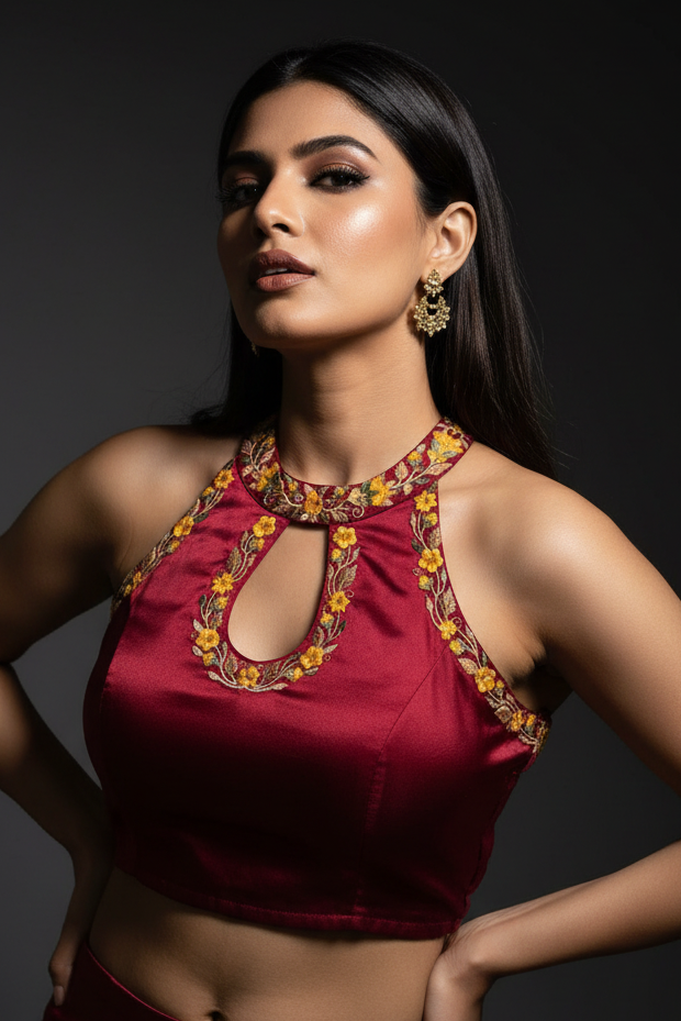 Fine Taan Bridal Silk Blouse