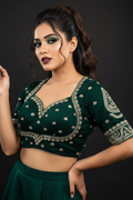 Tribute to Bollywood -Vichitra Silk Blouse