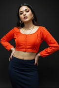 Solid Trends-Fancy Designer Blouse