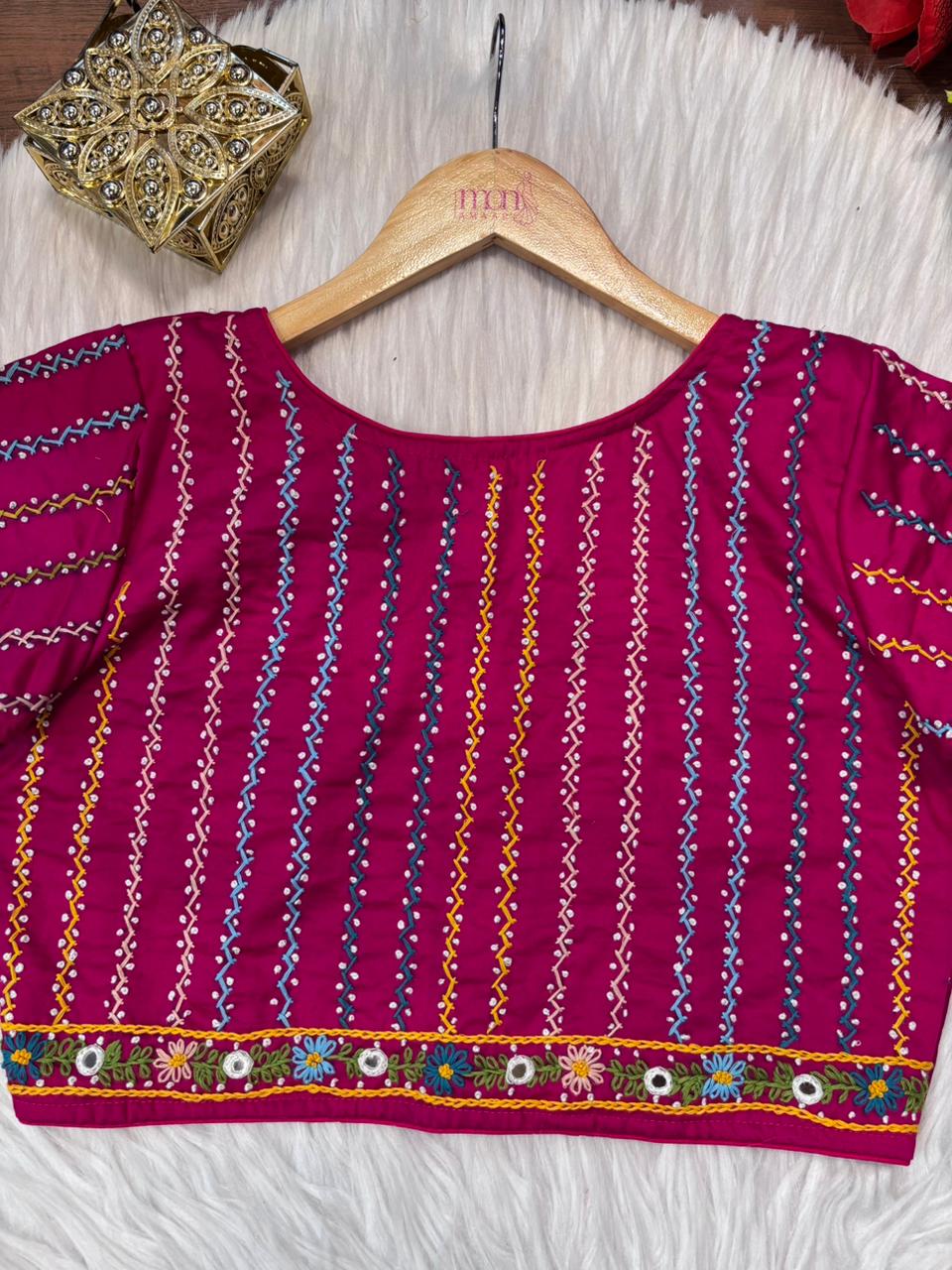 Bhumi-Multicolor Handwork Blouse