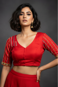 Bhumi-Multicolor Handwork Blouse